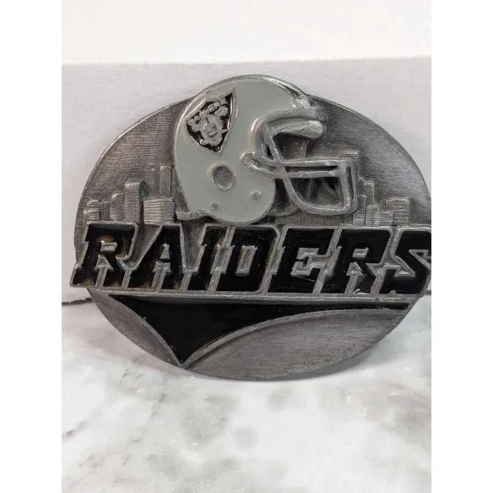 Vintage 1991 LA Raiders Siskiyou NFL Limited Edition Belt Buckle 7953/10000
